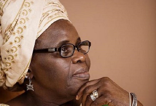 The late Ghanaian writer, Ama Ata Aidoo