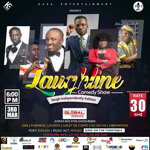 DKB, Jacinta, Khemikal, Obrempong, Nii oo Nii and others will be performing