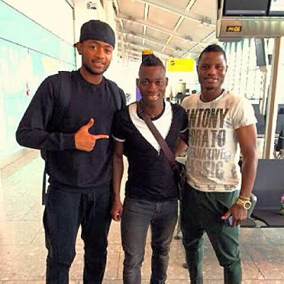 Christians Atsu and muslim duo Jordan Ayew (left) and Mubarak Wakaso (right)