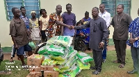 Items delivered to the Nzema flood victims