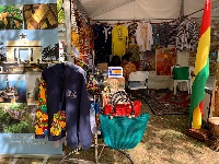 Some of the items on display at the Ghanaian stalls. Photo Credit: Kwame Boamah