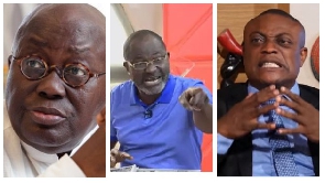 President Akufo-Addo, Kennedy Agyapong and Maurice Ampaw