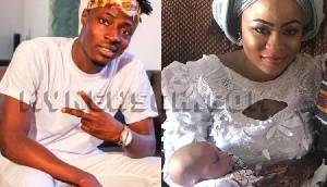 Fancy Gadam held a naming ceremony for his son