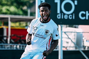 Ghanaian forward Daniel Afriyie Barnieh