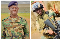 A photo of the late soldier