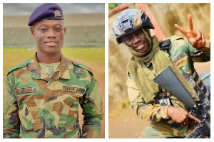 A photo of the late soldier