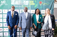 Dr Kofi Nsiah-Poku (Second Left) is President of the Association of Ghana Industries (AGI)