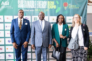 Dr Kofi Nsiah-Poku (Second Left) is President of the Association of Ghana Industries (AGI)
