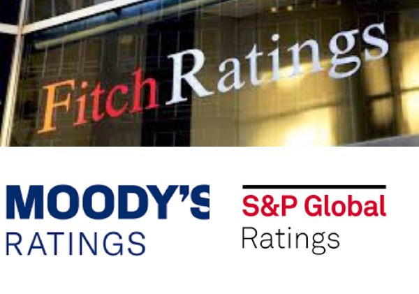 These are the three major credit rating agencies in the world