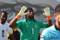 Black Stars goalkeeper Lawrence Ati-Zigi