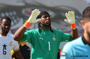 Black Stars goalkeeper Lawrence Ati-Zigi