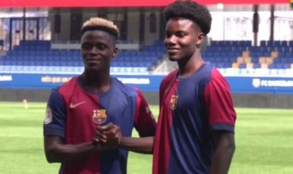 David Oduro and Abdul Aziz Issah misses out on Barcelona B squad for Zamora clash