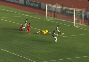 Jonanthan Namorden missed big chance against Asante Kotoko