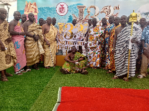 Manya Krobo launched the 133rd Ngmayem Festival with a call to preserve Krobo culture