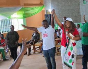 Rachel Appoh backed Kwame Deen Yawson to win the central Gomoa seat for the NDC