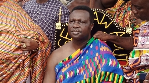 Dr. Osei Yaw Adu-Twum has been enstooled the Nkusuohene of Tepa