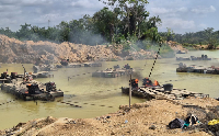 The Task Force destroyed 28 chanfang machines, 19 water pumps, and five makeshift structures