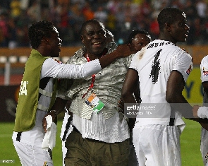 Sellas Tetteh and his players celebrating that historic feat