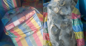 Police discovered a total amount of GH¢1,021,700 stashed in fertilizer sacks