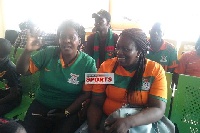 Zambia fans in Accra