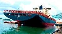 The longest vessel to dock at the Mombasa Port