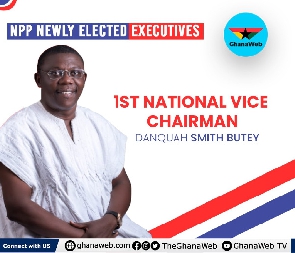 1st National Vice-Chairman of the New Patriotic Party, Danquah Smith Butey