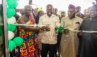 Abu Jinapor commissioning the project