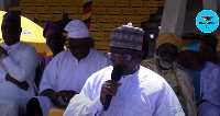 Vice President, Mahamudu Bawumia speaking at the 2023 Eid-al Fitr celebration