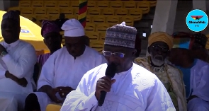 Vice President, Mahamudu Bawumia speaking at the 2023 Eid-al Fitr celebration