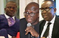 Bryan Acheampong, Ambrose Dery and Albert Kan-Dapaah appeared before the Commission on Thursday