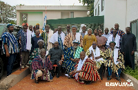The visit was to notify Dr Bawumia of Ndan Ya-Na Abukari Mahama II's passing