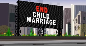 'End child marriage', one of the rights of the NGO is fighting for the girl child