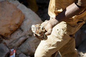 Congolese Miner Mineral
