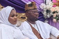 Danlad Ibrahim with his wife Hajara