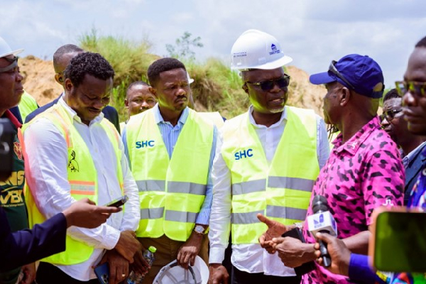 The committee’s visit provided members with first-hand look at the project’s status