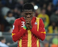 Black Stars' striker and Captain Asamoah Gyan