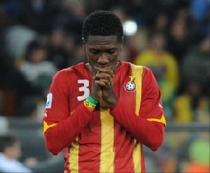 Black Stars' striker and Captain Asamoah Gyan