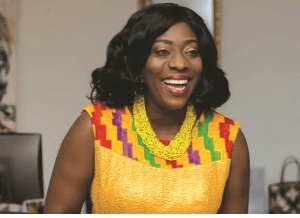 Former Minister of Tourism, Arts and Culture, Catherine Afeku