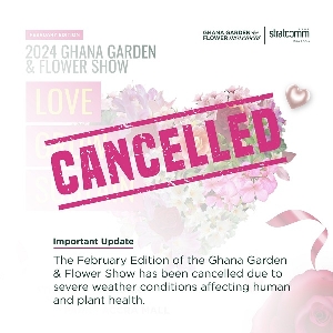 Ghana Garden & Flower Show canceled
