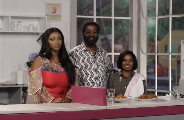 Alfred Oko Vanderpuije on the show with Mildred and Yvonne Okoro