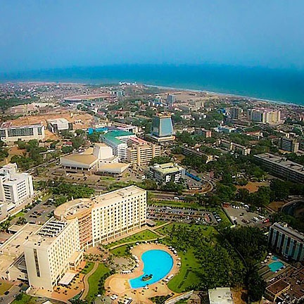 File photo: Aerial view of some parts of the capital