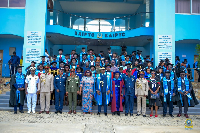 Some of the dignitaries at the ceremony