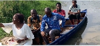 GNAT in the Volta Region has donated two wooden Canoes to Lawoshime and Wenyagor M/A basic schools