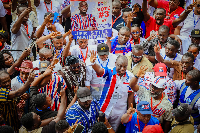 Delegates of the NPP gather at the Baba Yara Sports Stadium in Kumasi