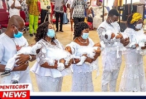 The couple gave birth to five children after enduring eight (8) years of a childless marriage