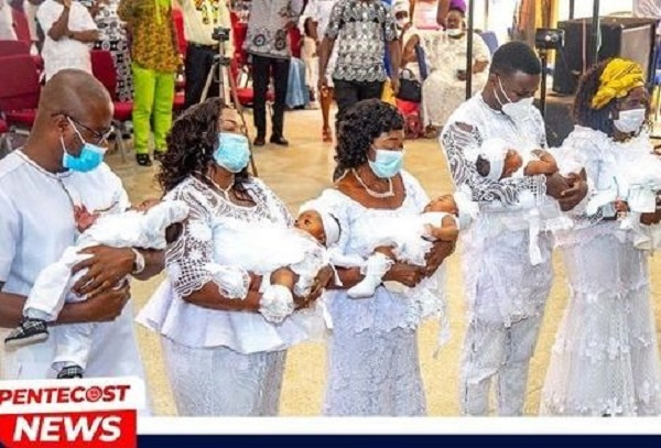 The couple gave birth to five children after enduring eight (8) years of a childless marriage