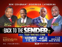 The Theme for the 5 day Service is 'Back to Sender, Your time has come'
