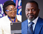 Patricia Appiagyei (L) has demanded Dr Ayine's (R) dismissal