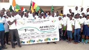 Some youth of Upper West Region at the occasion of the African Youth Day celebration