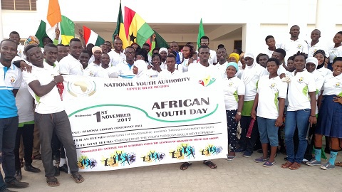 Some youth of Upper West Region at the occasion of the African Youth Day celebration